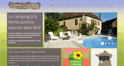 Desktop Screenshot of camping-ferme-la-noyeraie.com